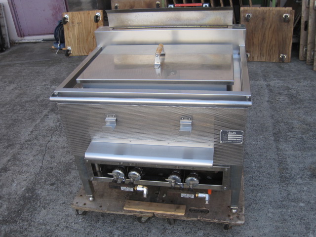 【業務用】茹で麺機　鍋【中古】 中古】電気ゆで麺機 オシキリ OPBX-72B-S2 幅400×奥行600×高さ