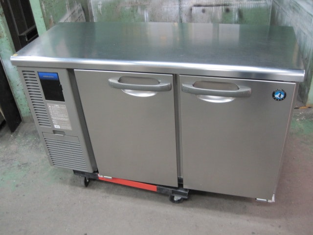 ■中古品 ホシザキ業務用テーブル形冷蔵庫 台下冷蔵庫 RT-120MTF 2018年 1200ｘ450ｘ800ｍｍ 169Ｌ 動作問題なし ■ □中古品 ホシザキ業務用テーブル形冷蔵庫 台下冷蔵庫 RT-120MTF 2018