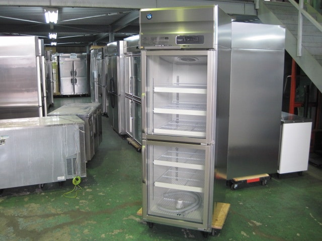 ホシザキ】【業務用】【中古】 リーチイン冷蔵ショーケース RS-63A-2G