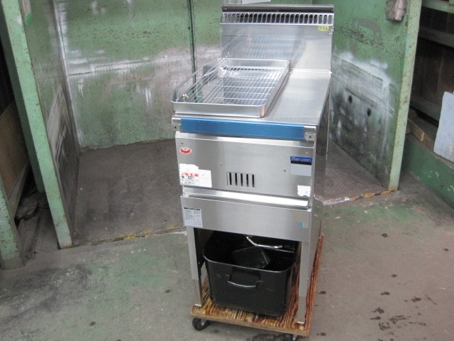 マルゼン】【業務用】【中古】 ガスフライヤー MGF-C18K 都市ガス