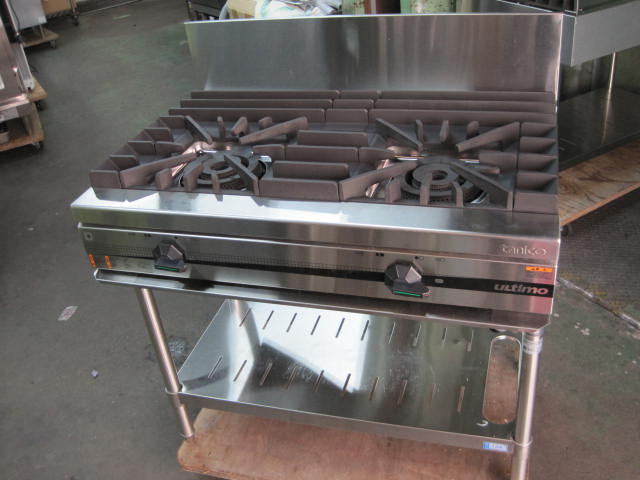 中古業務用ガスコンロ（三重）２台セット 中古業務用ガスコンロ（三重）2台セット