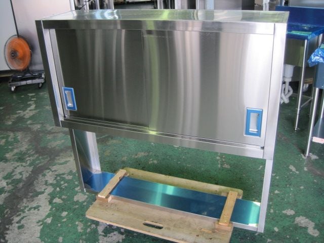 【W1090xD300xH1050mm】【業務用】【未使用新古品】 吊戸棚+吊り下棚 C8053