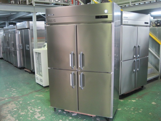 □中古品 フクシマガリレイ 業務用冷凍庫 4枚扉 2022年 GRN-124FM 100V