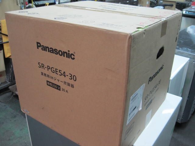 【パナソニック】【業務用】【未使用新古品】 IHジャー炊飯器 SR-PGE54-30 単相200V
