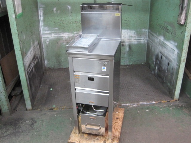 タニコー】【業務用】【中古】 ガスフライヤー TGFL-3545C 都市ガス