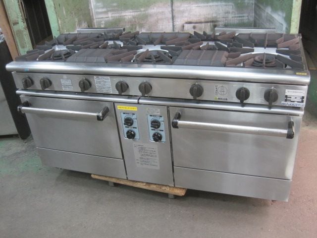 【北沢産業】【業務用】【中古】 ガスレンジ KXY-1560 都市ガス