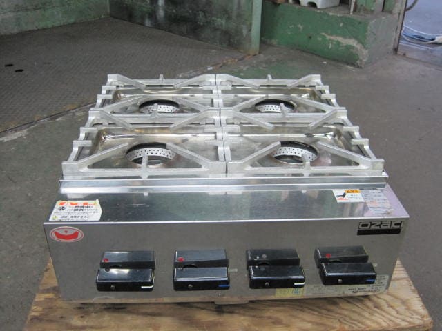 【マルゼン】【業務用】【中古】　ガスコンロ　MOZK4　都市ガス|ガスレンジ・ガステーブル・ガスコンロ|【業務用】【中古】熱調理機器が定価最大90％OFF！