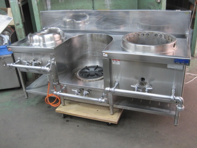 【マルゼン】【業務用】【中古】　中華レンジ　MRS-173E****　プロパンガス|中華レンジ|【業務用】【中古】熱調理機器が定価最大90％OFF！