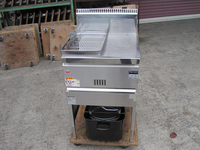 マルゼン】【業務用】【中古】 ガスフライヤー MGF-23K 都市ガス