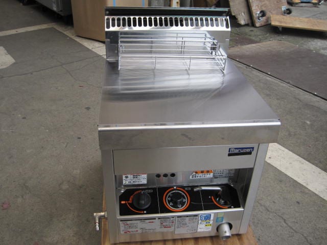 マルゼン】【業務用】【中古】 ガスフライヤー MGF-C18K 都市ガス