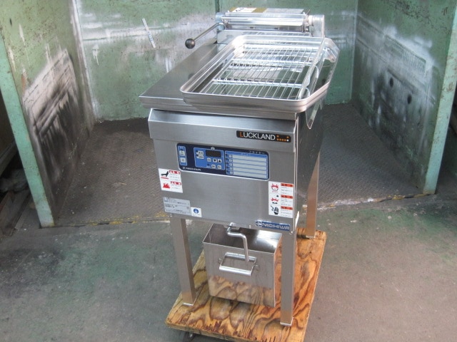 マルゼン】【業務用】【中古】 ガスフライヤー MGF-C13WK* 都市ガス