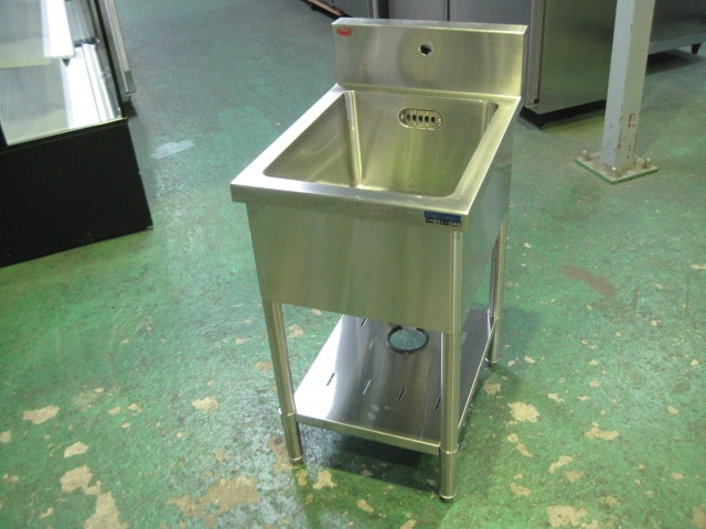 W600xD750xH800mm】【業務用】【中古】 1槽シンク C7434 ｜中古厨房