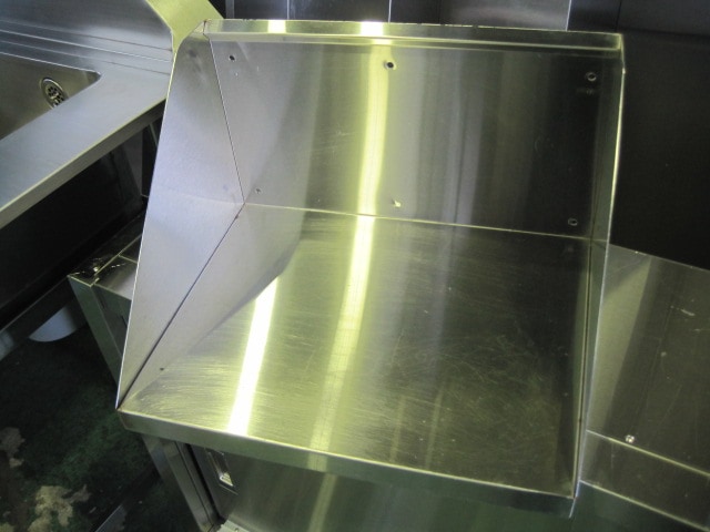 W1500xD300xH350mm】【業務用】【中古】 平棚 C8268 ｜中古厨房機器の