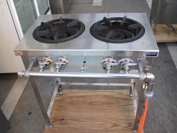 マルゼン】【業務用】【中古】 ガステーブル MGT-074DS 都市ガス