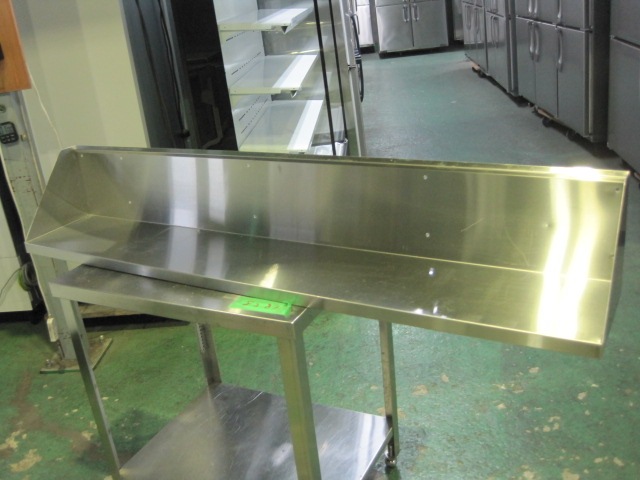 W1500xD250xH250mm】【業務用】【中古】 平棚 C8295 ｜中古厨房機器の