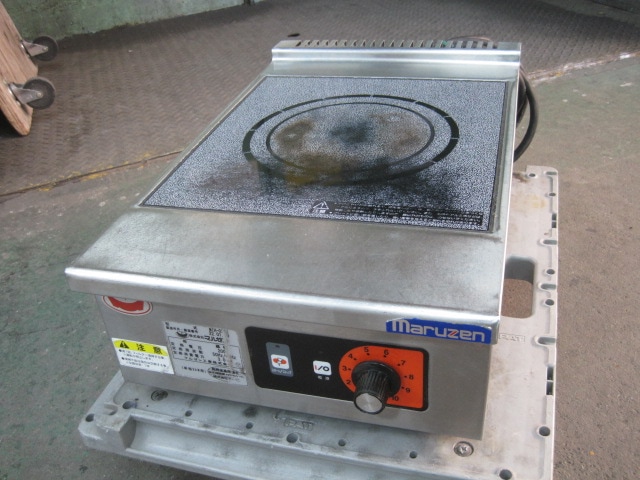 マルゼン】【業務用】【中古】 IHコンロ MIH-03SC 単相200V