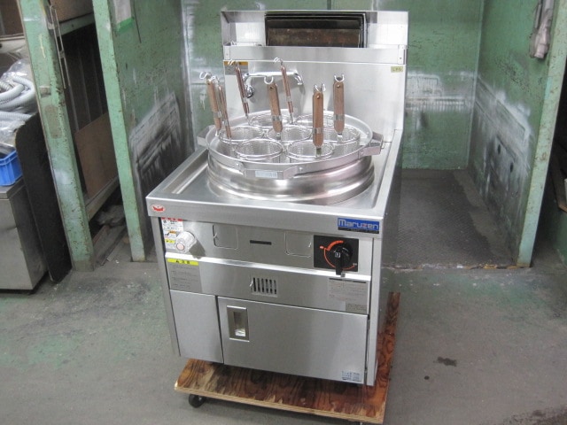 マルゼン】【業務用】【中古】 卓上ラーメン釜 MRK-045TB 都市ガス