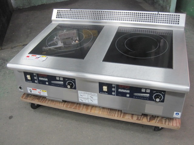 ホシザキ】【業務用】【中古】 IHコンロ HIH-2CE-1 単相200V ｜中古