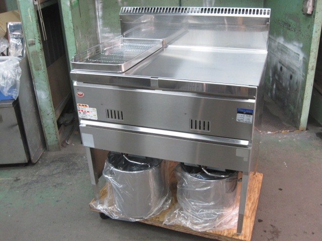 マルゼン】【業務用】【中古】 ガスフライヤー MGF-18WK* プロパンガス