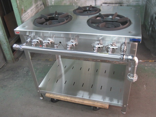 マルゼン】【業務用】【中古】 ガステーブル MGT-096DS 都市ガス