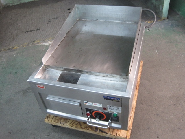 マルゼン】【業務用】【中古】 電気グリドル MEG-046* 三相200V ｜中古