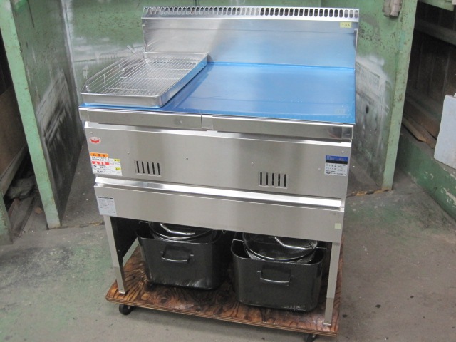 中古】ホシザキ ガスフライヤー FL-18A-GA プロパンガス／単相100V 