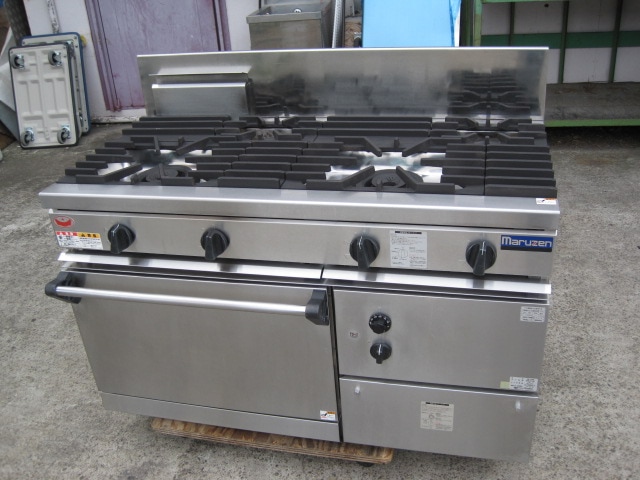 中古】マルゼン ガステーブル MGT-074DS 都市ガス｜2021年製 ｜中古