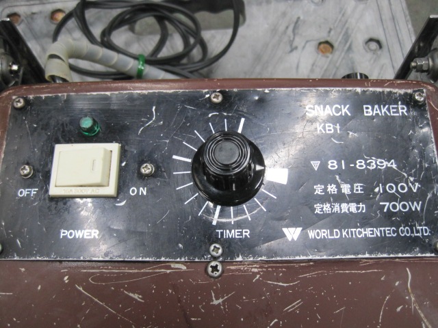 ワールドキッチンテック】【業務用】【中古】 ワッフルベーカー KB-1W ワールドキッチンテック】【業務用】【中古】 ワッフルベーカー KB-1W