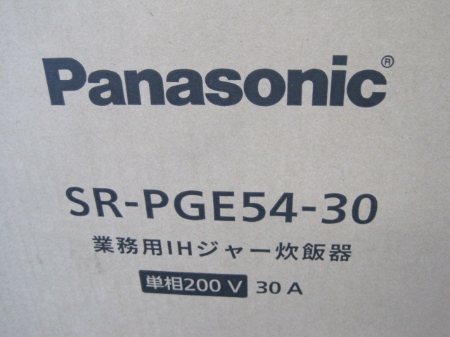 �ڿ��ʡۥѥʥ��˥å���IH���㡼���ӴSR-PGE54-30��ñ��200V