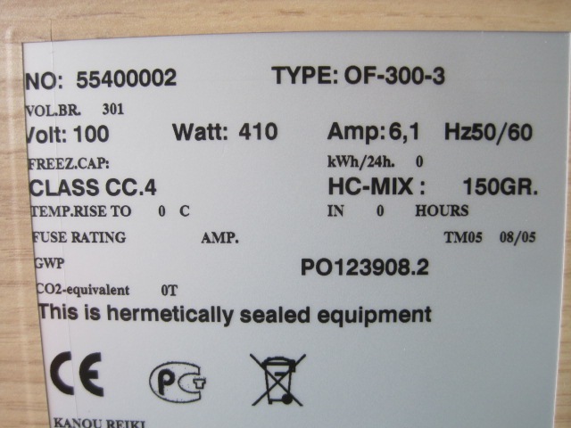 �ڥ��Υ��䵡�ۡڶ�̳�ѡۡ���šۡ����ॹ�ȥå�����OF-300-3*��-60�ñ��100V