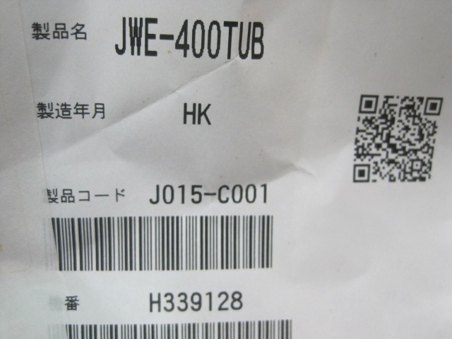 ��̤���ѡۥۥ�������������������JWE-400TUB����ñ��100V��2018ǯ��