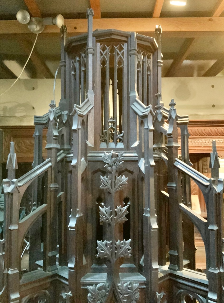 アンティーク　教会　宣教台 アンティーク 教会 宣教台