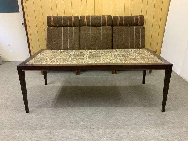 ロイヤルコペンハーゲン BACA ローズウッド タイルトップテーブル W153