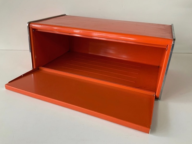 レトロ ブレッドケース 赤い蓋付き パンケース カパンナ ISETO CAPANNNA I-604 伊勢藤 イセトー