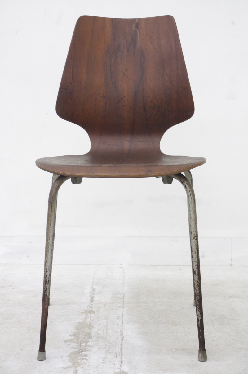 プライウッドスタッキングチェア レトロ vintage