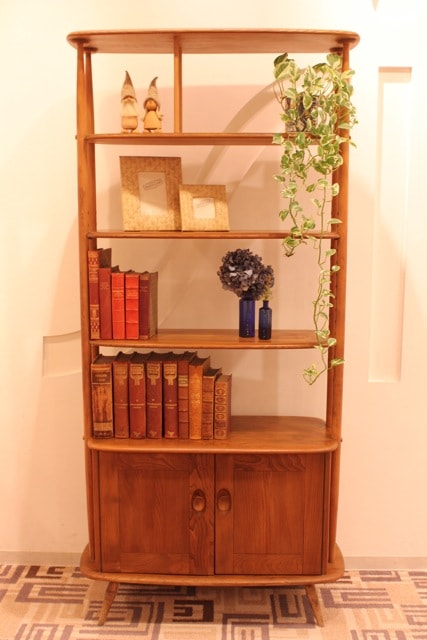 アーコール　ルームディバイダー　オープンラック　ブックシェルフ　棚　ERCOL アーコールルームディバイダーオープンラックブックシェルフ棚ERCOL