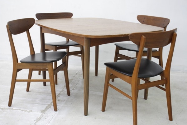 G-PLAN エクステンションテーブルと椅子4脚セット ジープラン G-PLAN