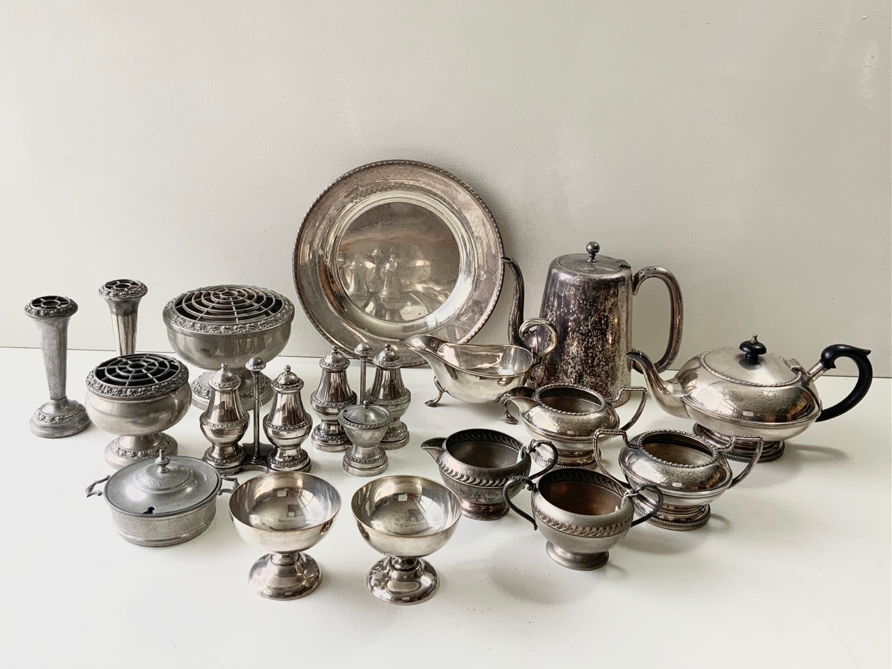 シルバープレート デザートカップ2点セット | 倫敦商会,アンティーク