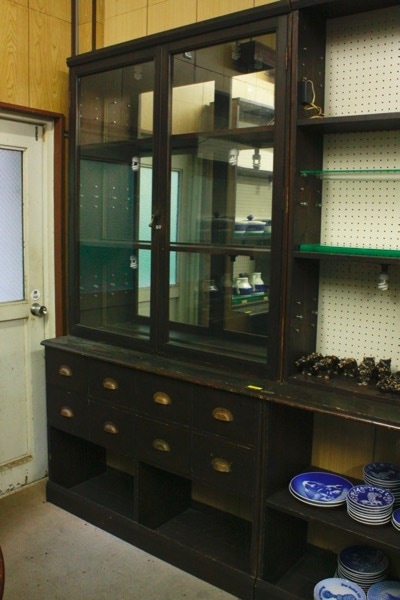 ◇◇ RETRO ビンテージ 硝子キャビネット A ◇◇
