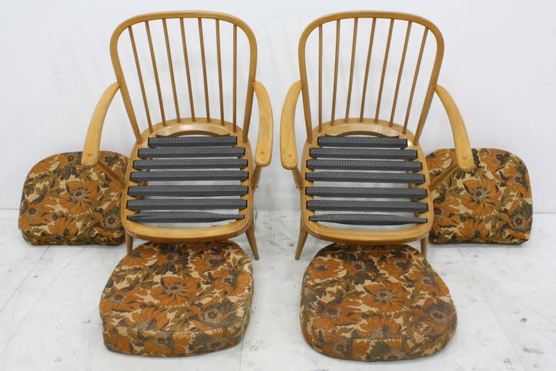 レンタル：ERCOL(アーコール) 334イージーチェア ペアセット 13011404