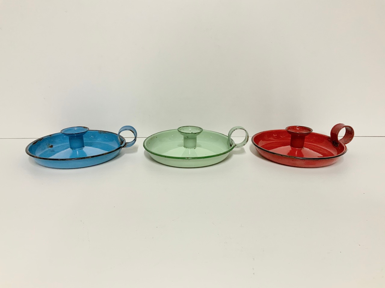 琺瑯 キャンドルホルダー3点セット | VINTAGE MUSEUM,英国 その他 