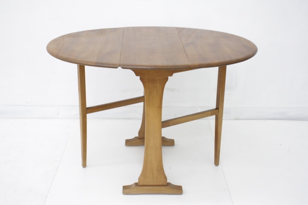 ERCOL（アーコール）Gate leg table（ゲートレッグテーブル）＆チェア
