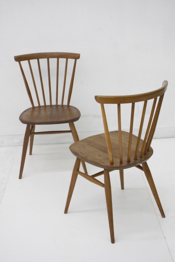 ERCOL（アーコール）Gate leg table（ゲートレッグテーブル）＆チェア