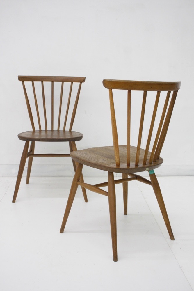 ERCOL（アーコール）Gate leg table（ゲートレッグテーブル）＆チェア