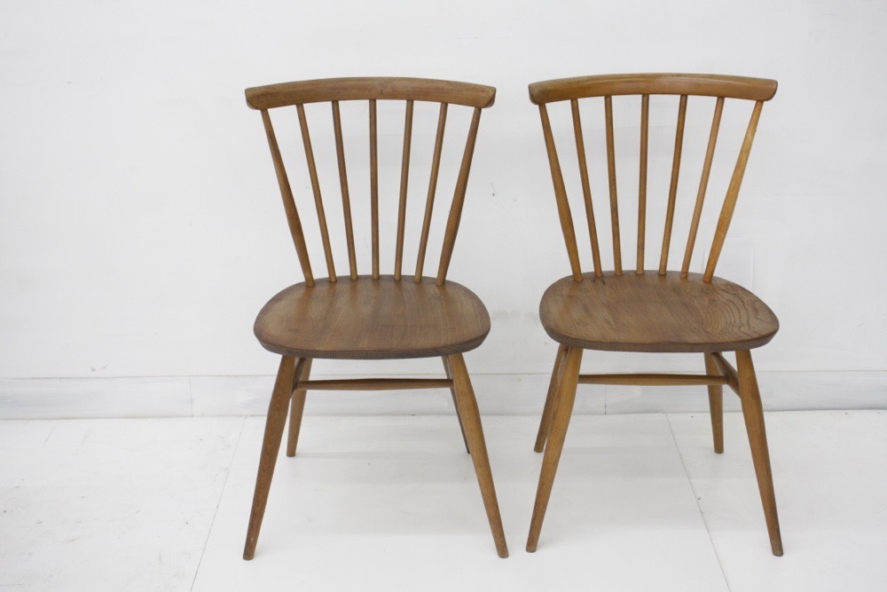 ERCOL（アーコール）Gate leg table（ゲートレッグテーブル）＆チェア