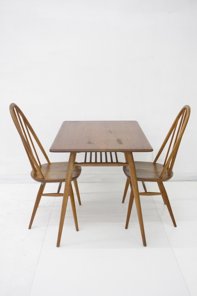 アーコール ercol テレビ台 オーディオ テーブル ERCOL（アーコール）Kitchen table（キッチンテーブル）＆チェアセット
