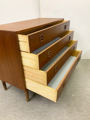 レンタル】 北欧ヴィンテージ・レトロ 4段チェスト | 湯の花