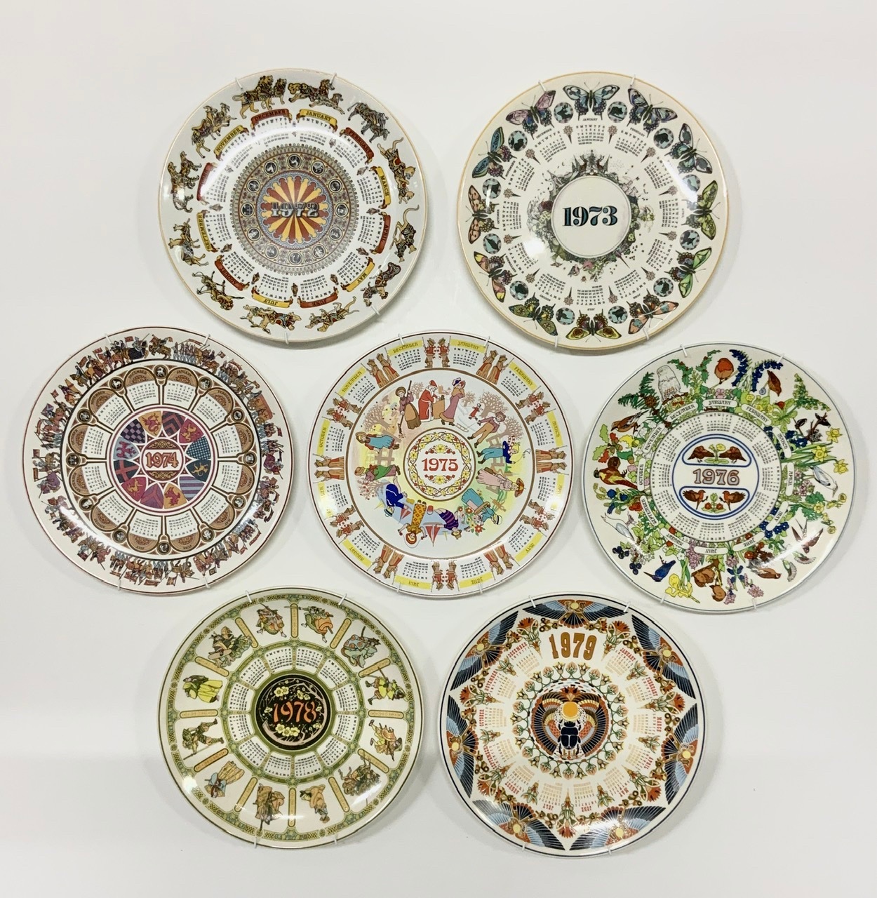 vintage ・ヴィンテージウェッジウッド　大皿6枚セット WEDGWOOD（ウェッジウッド） カレンダープレート 1970年代 | VINTAGE