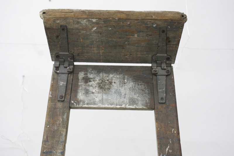 アンティーク　脚立 イギリス アンティーク 脚立 3 | 湯の花ファクトリー | ANTIKAとモダン