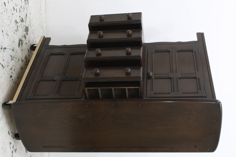 レンタル：ERCOL(アーコール) オールドコロニアル カップボード
